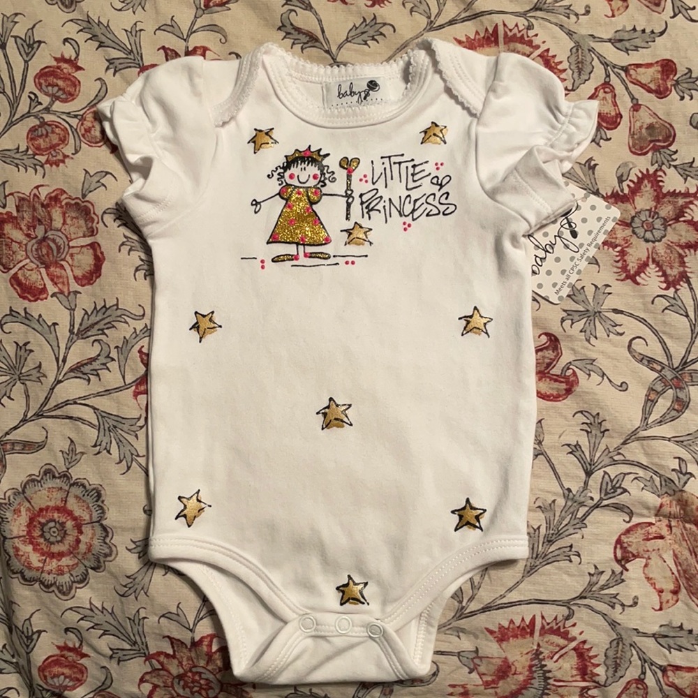NWT Little Princess Onesie 0-6 Months Girls